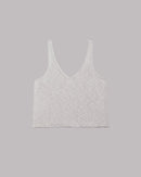 Top The Off-White Thin Knit Tank