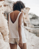 Top The Off-White Thin Knit Tank