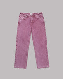 Jeans The Pink Faded Cropped Straight