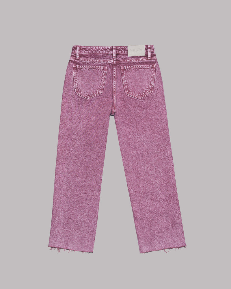 Jeans The Pink Faded Cropped Straight