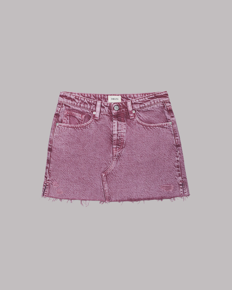 Jupe The Pink Faded Denim