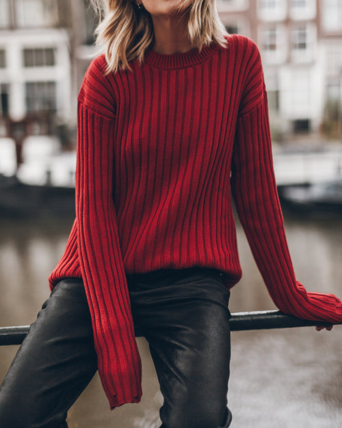 Sweater The Red Destroyed Knitted