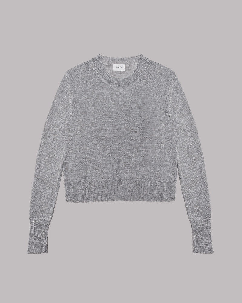 Sweater The Silver Metallic Knitted