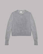 Silver Metallic Knitted Sweater - Product photo