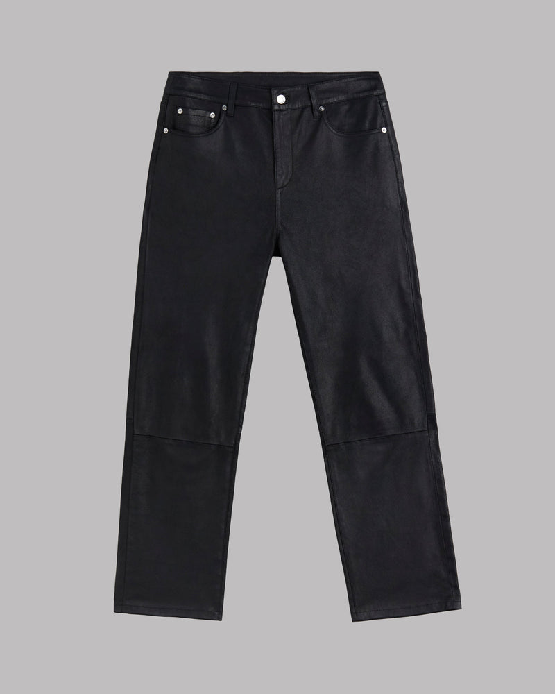 Pantalon The Black Straight Leather