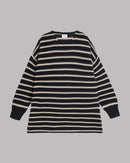 Sweater The Striped Long Knitted