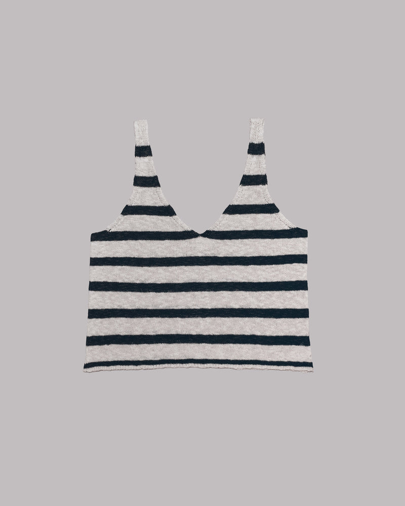 Top The Striped Thin Knit Tank