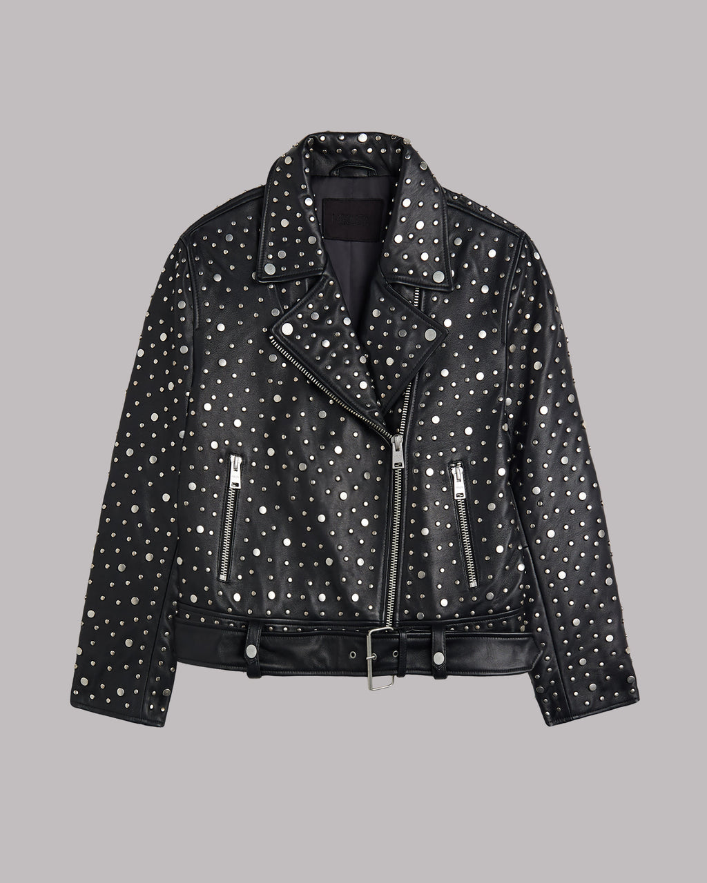 Studded Leather Jacket - Product photo