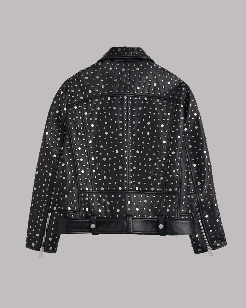 Studded Leather Jacket - Product photo