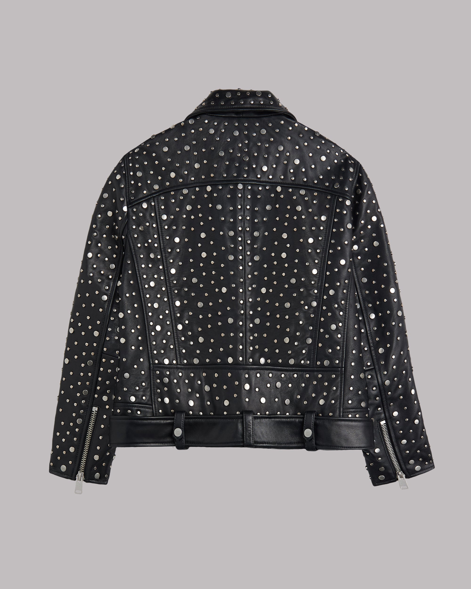 Studded Leather Jacket - Product photo