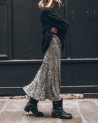Jupe The Dark Long Sequin