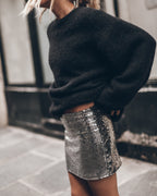 Jupe The Dark Mini Sequin