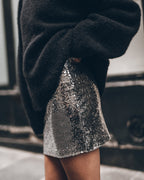 Jupe The Dark Mini Sequin