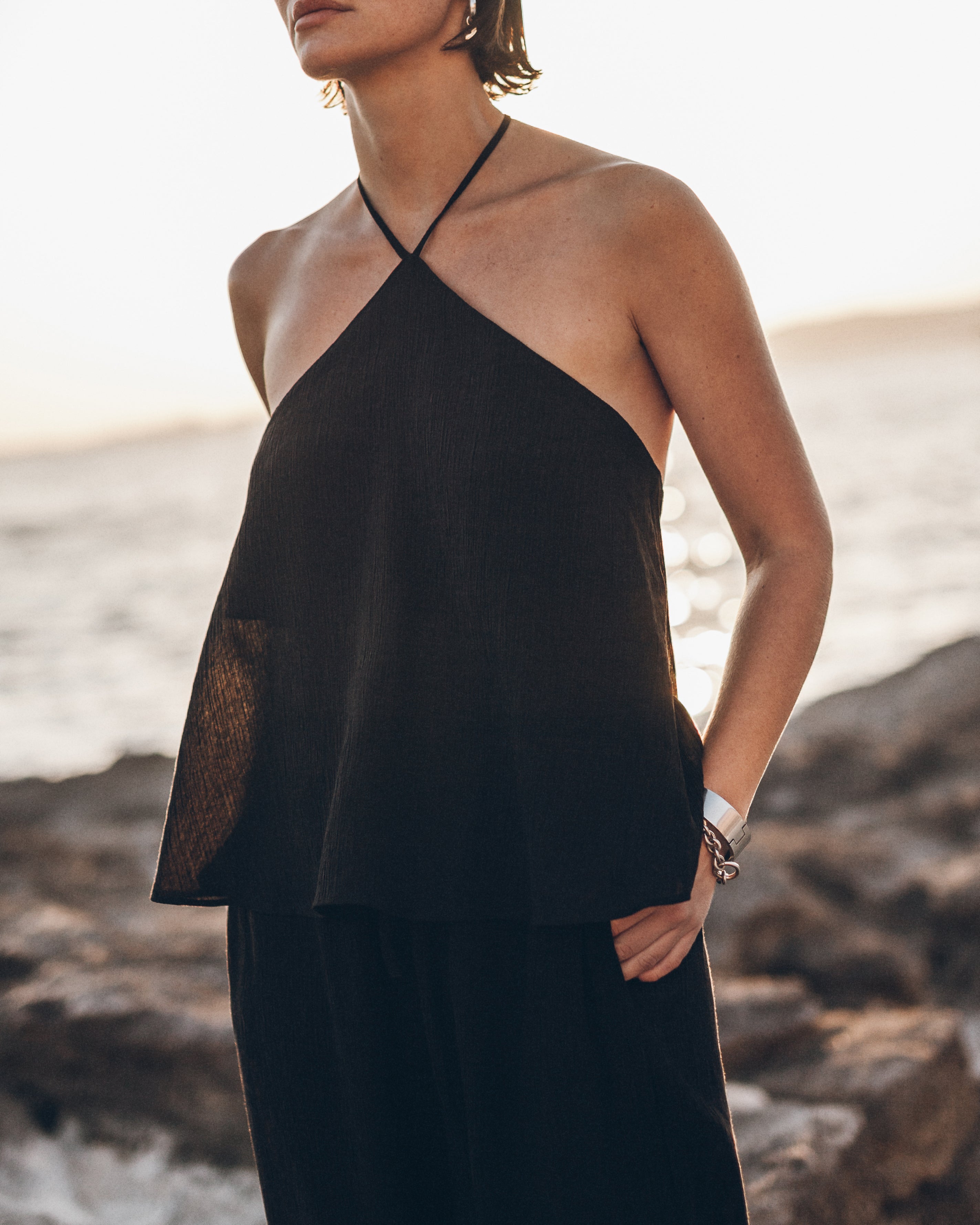 Top The Black Halterneck