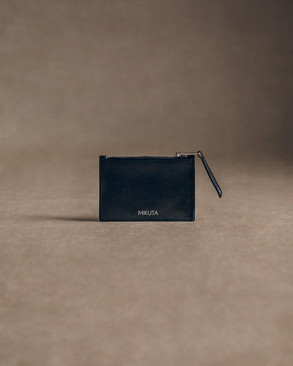 La cartera de cuero negra Foto del producto - Foto del producto