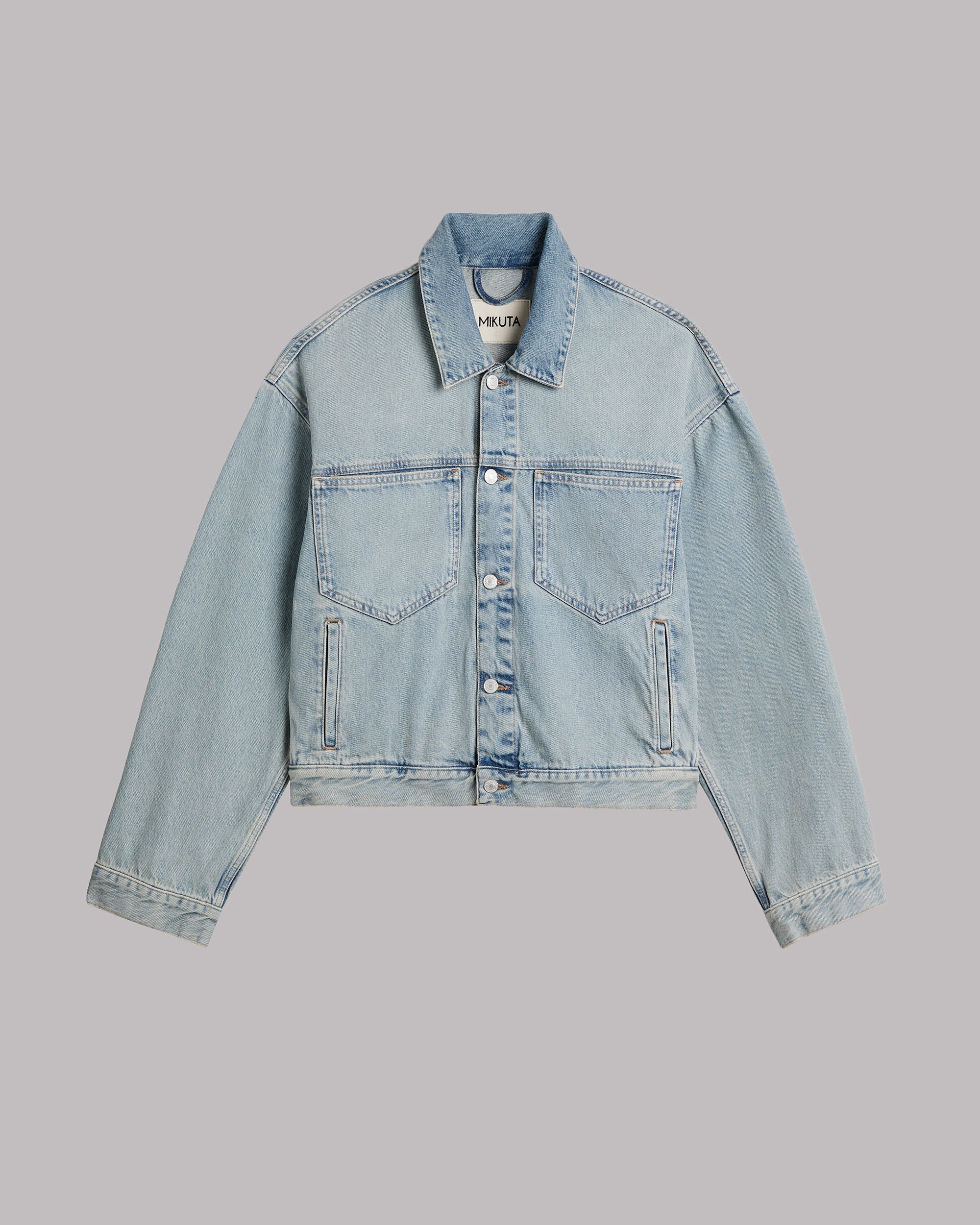 The Blue Loose Denim Jacket Product Shot - Product photo