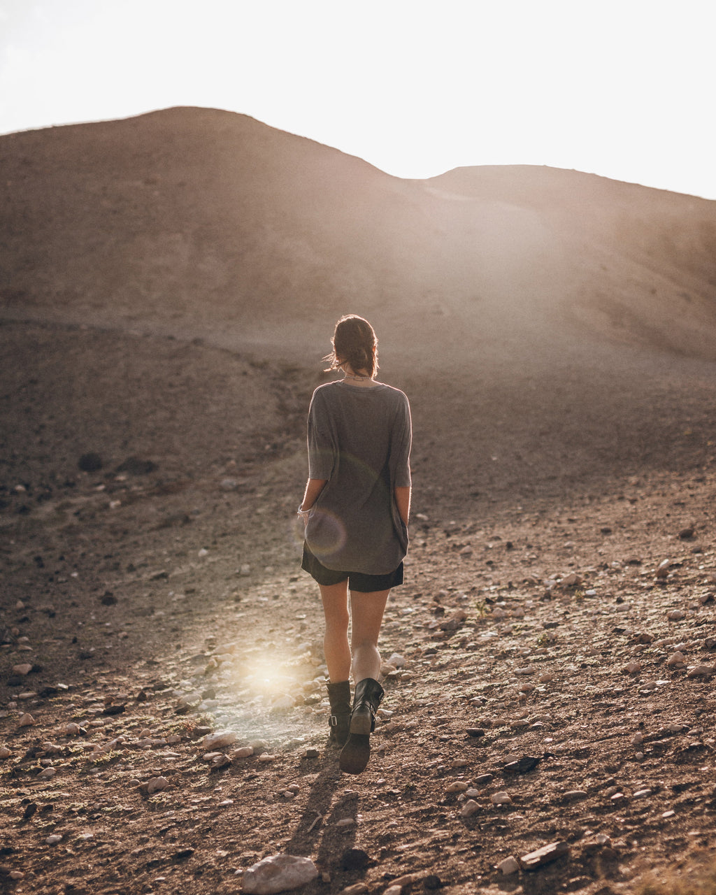 The Boots Oversized Shirt The Dark Cotton Boxer Shorts Desert California - Product photo