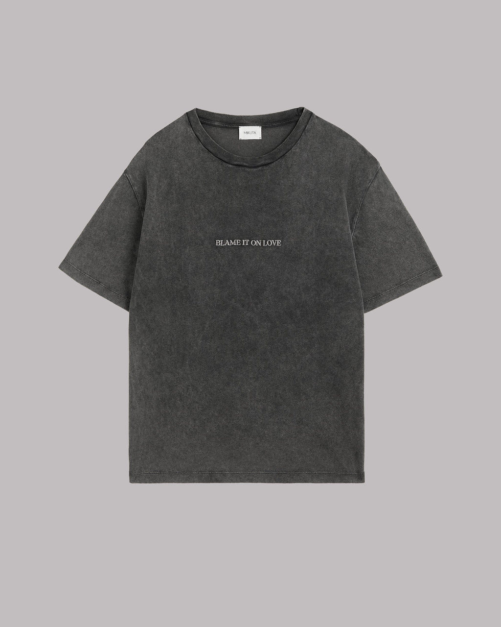 Dark faded love shirt product shot - romantic Valentine's tee