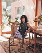 The Dark Faded Sleeveless Shirt The Knitted Mini Skirt Mexico Guindi - Product photo