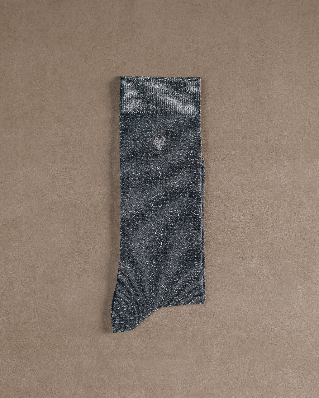 The Dark Lurex Socks Product Shot - Product photo