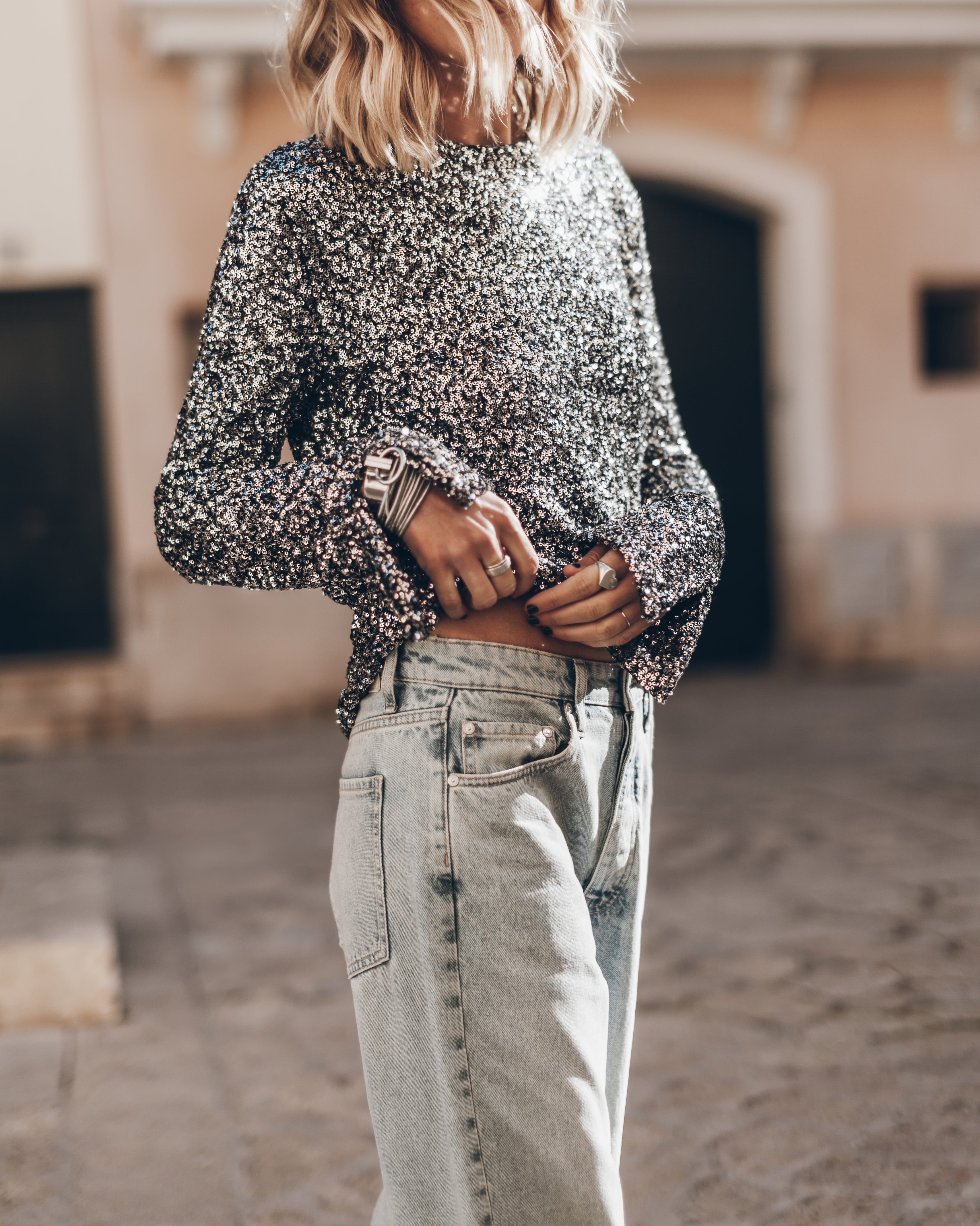 Blouse The Dark Sequin