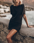Robe The Dark Short Draped T-Shirt