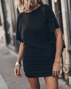 Robe The Dark Short Draped T-Shirt