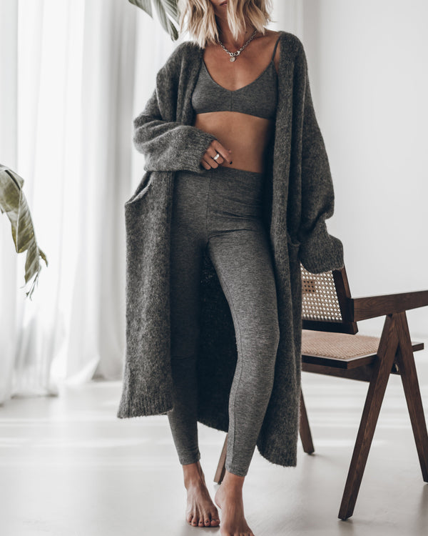 Los leggings cómodos grises