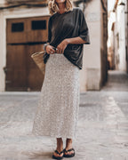 The Light Long Sequin Skirt