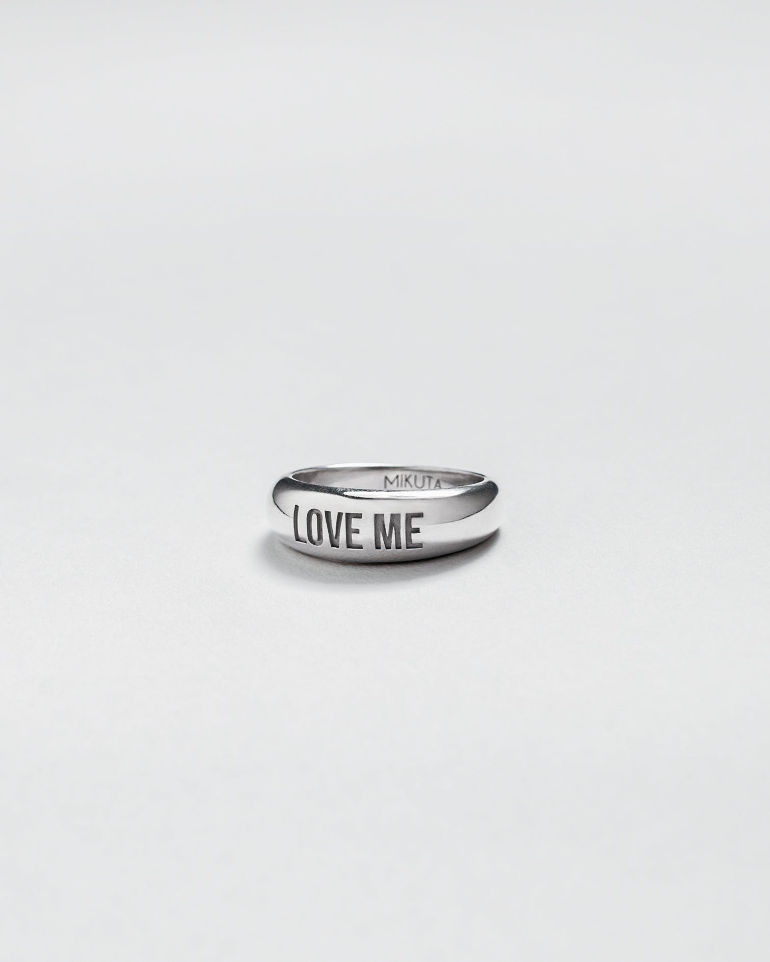 MIKUTA love me ring product shot - romantic statement ring