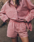 The Pink Cotton Oversized Shirt The Pink Cotton Boxer Shorts Desert California - Product photo