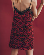 Red hearts dress styled - Valentine's Day lace dress