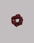 Red hearts scrunchie product shot - romantic Valentine's accessory