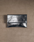 The Silver Leather Essentials Pouch Product Shot - Product photo