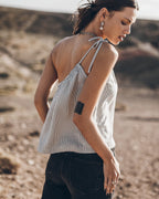 The Striped Asymmetrical Top Desert California - Product photo