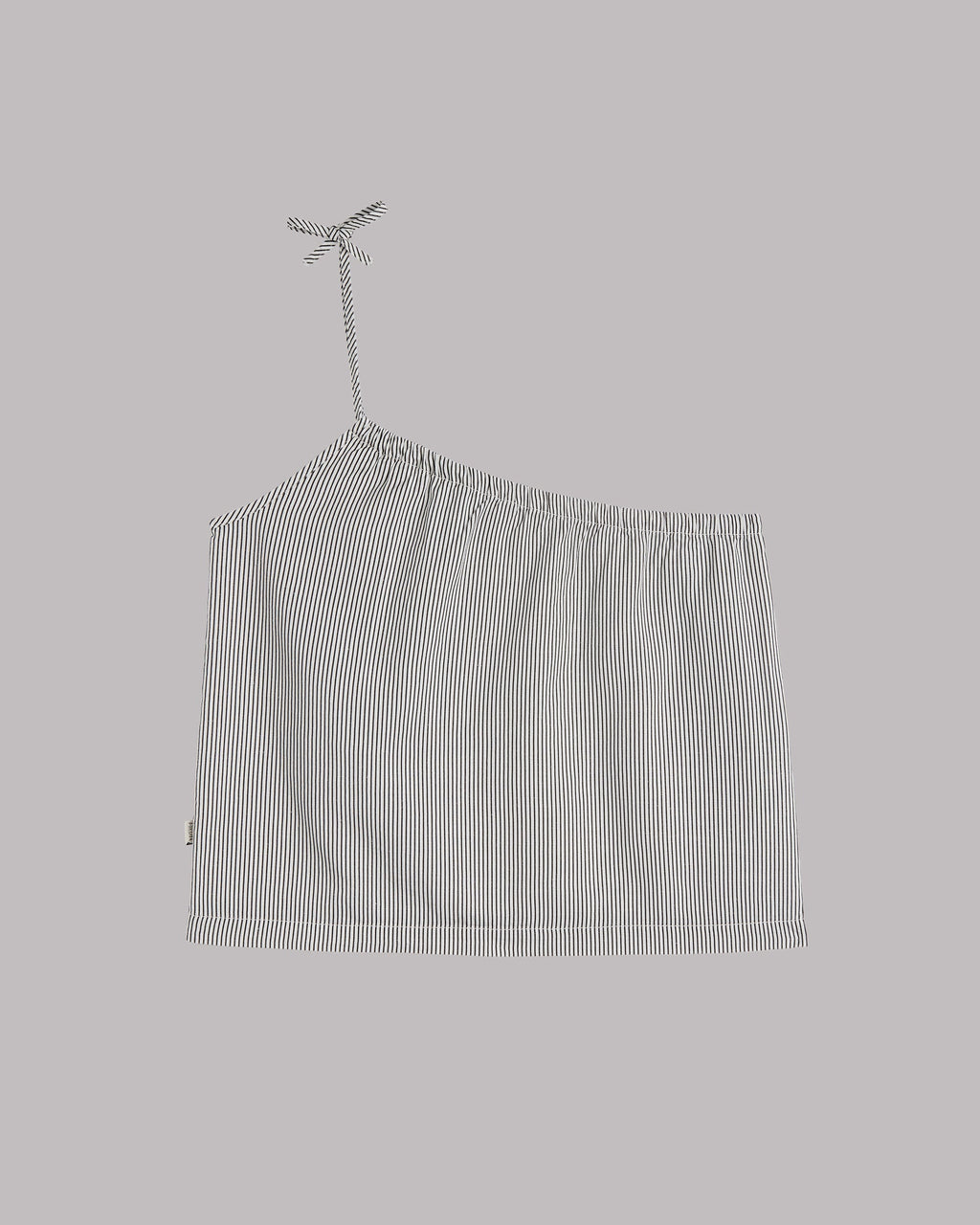 The Striped Asymmetrical Top Product Shot - Product photo