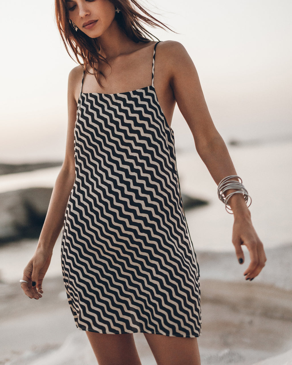 Robe The Striped Sheer