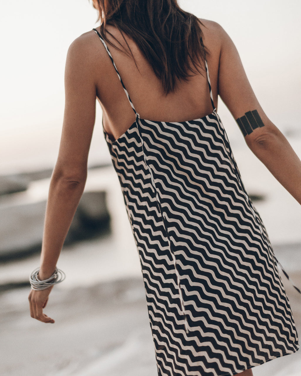 Robe The Striped Sheer