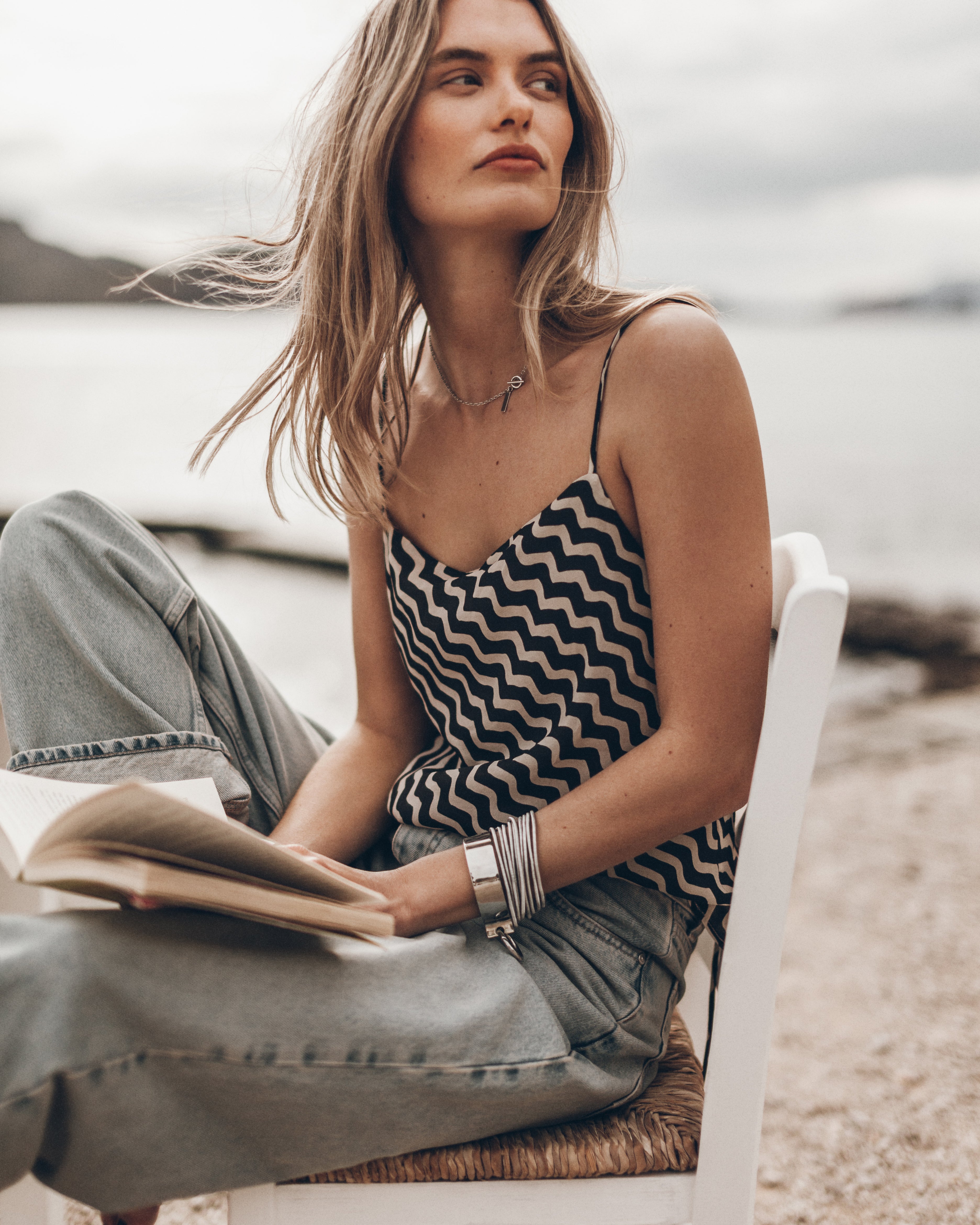 Top The Striped Sheer