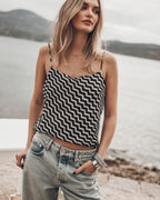 Top The Striped Sheer