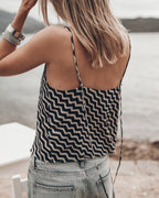 Top The Striped Sheer