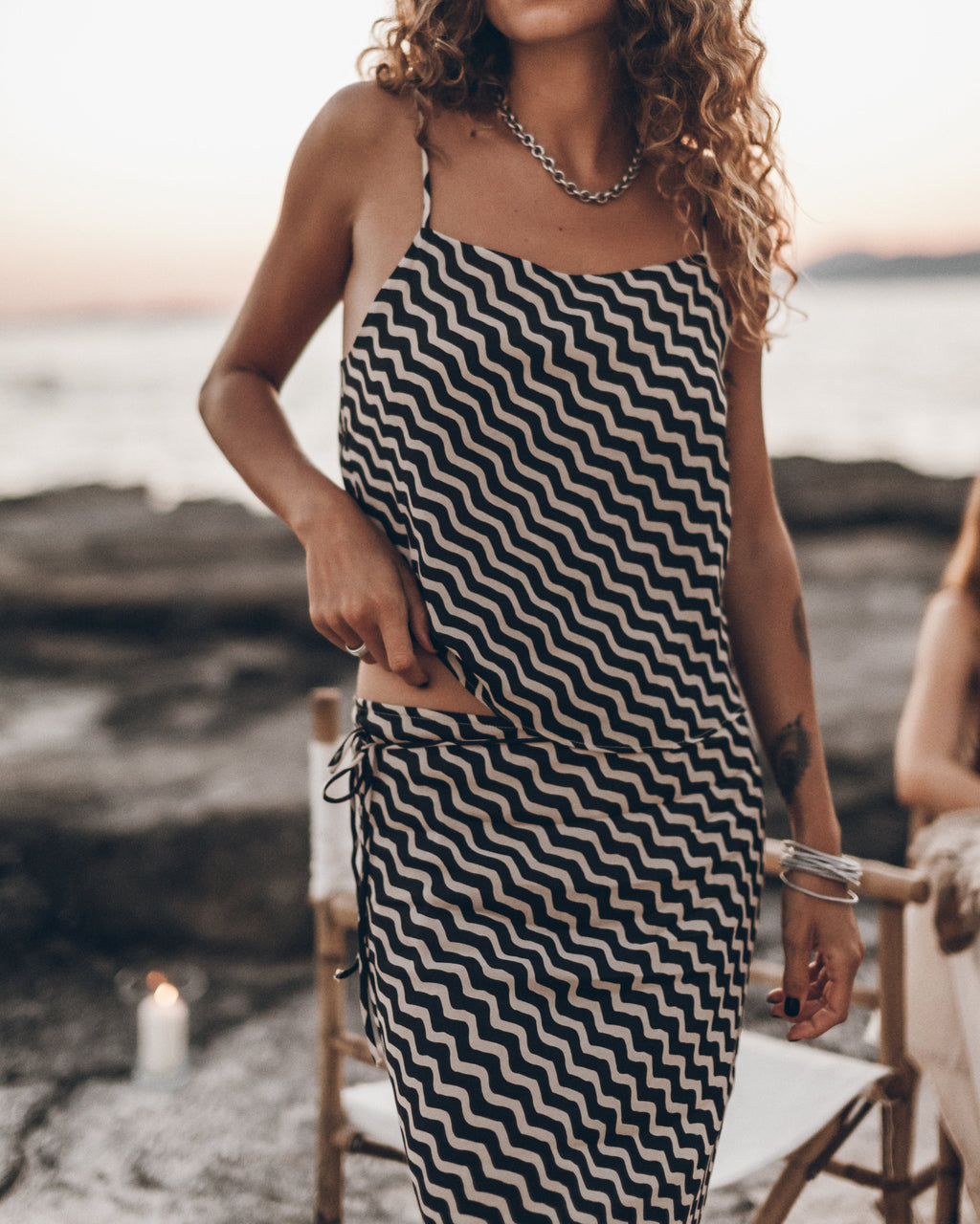 Top The Striped Sheer