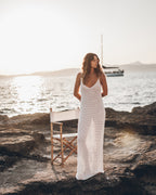 Robe The White Knitted