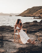 Robe The White Knitted