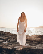 Robe The White Knitted
