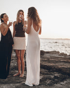 Robe The White Knitted