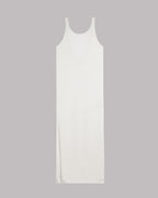 The White Long Knitted Dress Product Shot - Product photo
