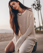 The White Open Dress