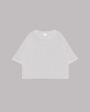 Ample Linen T-Shirt - Blanc