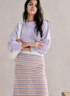 Top Maille Milet - Lila